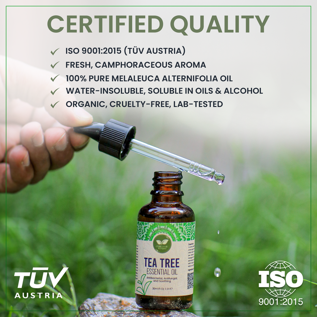 Oriiganic Tea Tree Essential Oil 30ml – 100% Pure & Natural