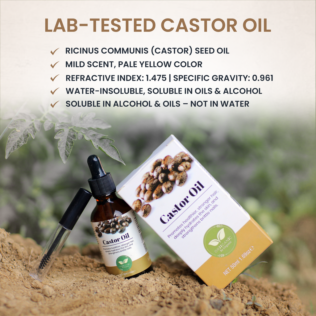 Oriiganic Castor Oil 50ml– 100% Pure & Natural