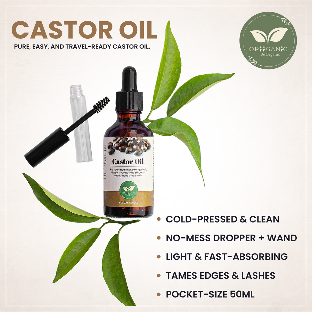 Oriiganic Castor Oil 50ml– 100% Pure & Natural